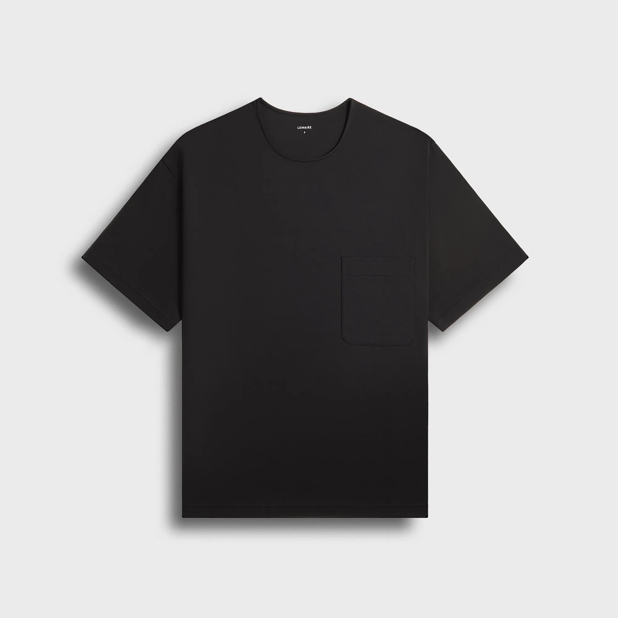 Lemaire Relaxed Tee - Black sold by Kith