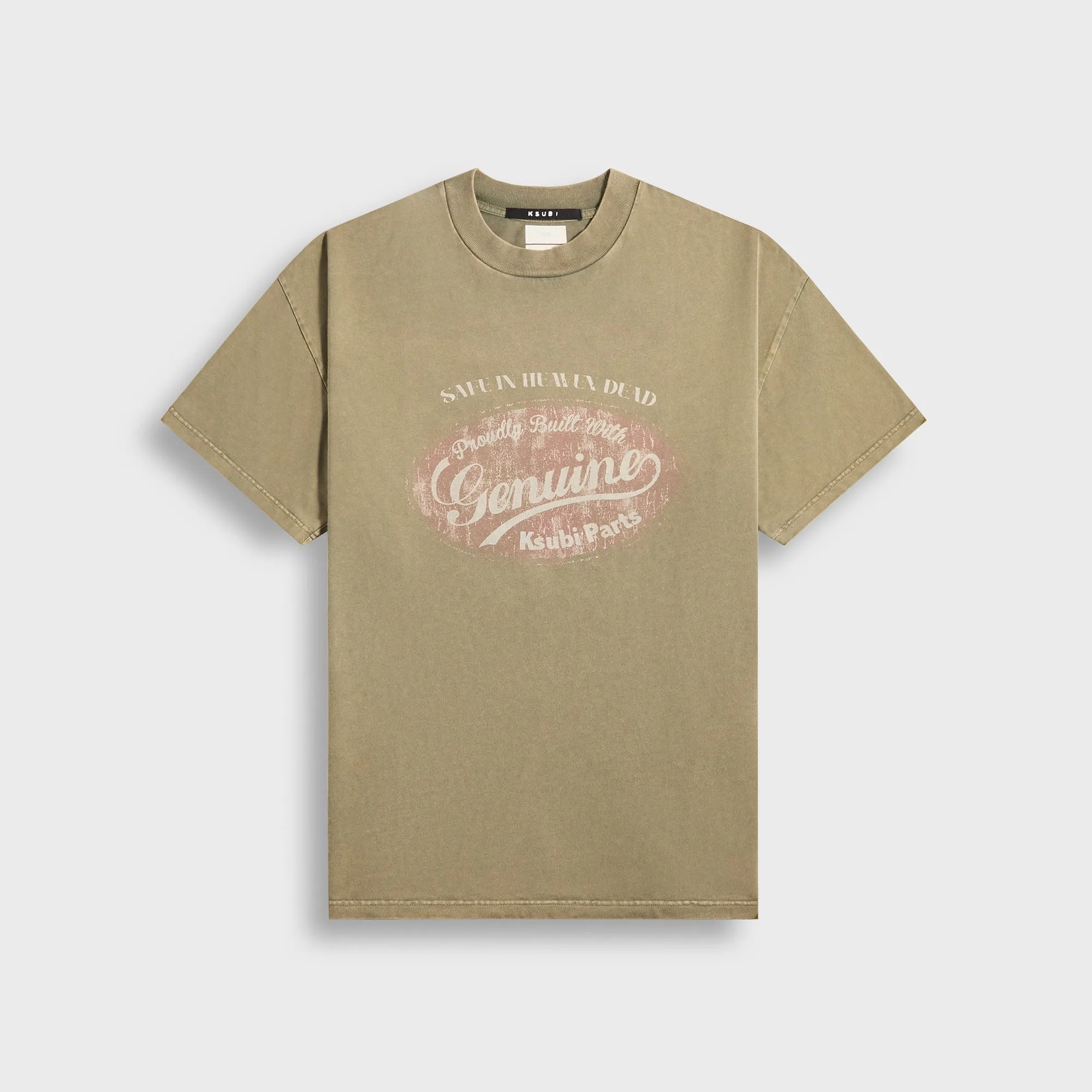 Ksubi Spare Ekcess Tee - Militant Green sold by Kith