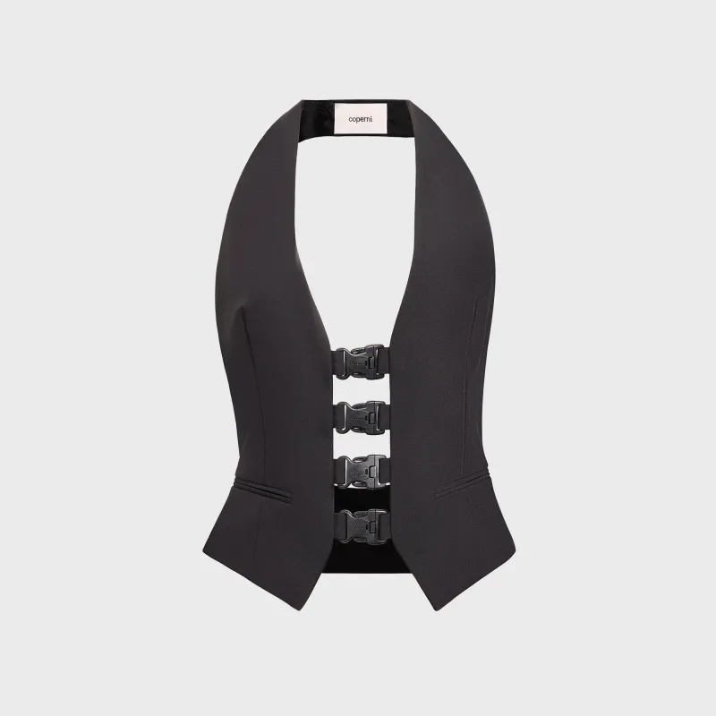 Coperni Technical Buckle Waistcoat - Black sold by Kith