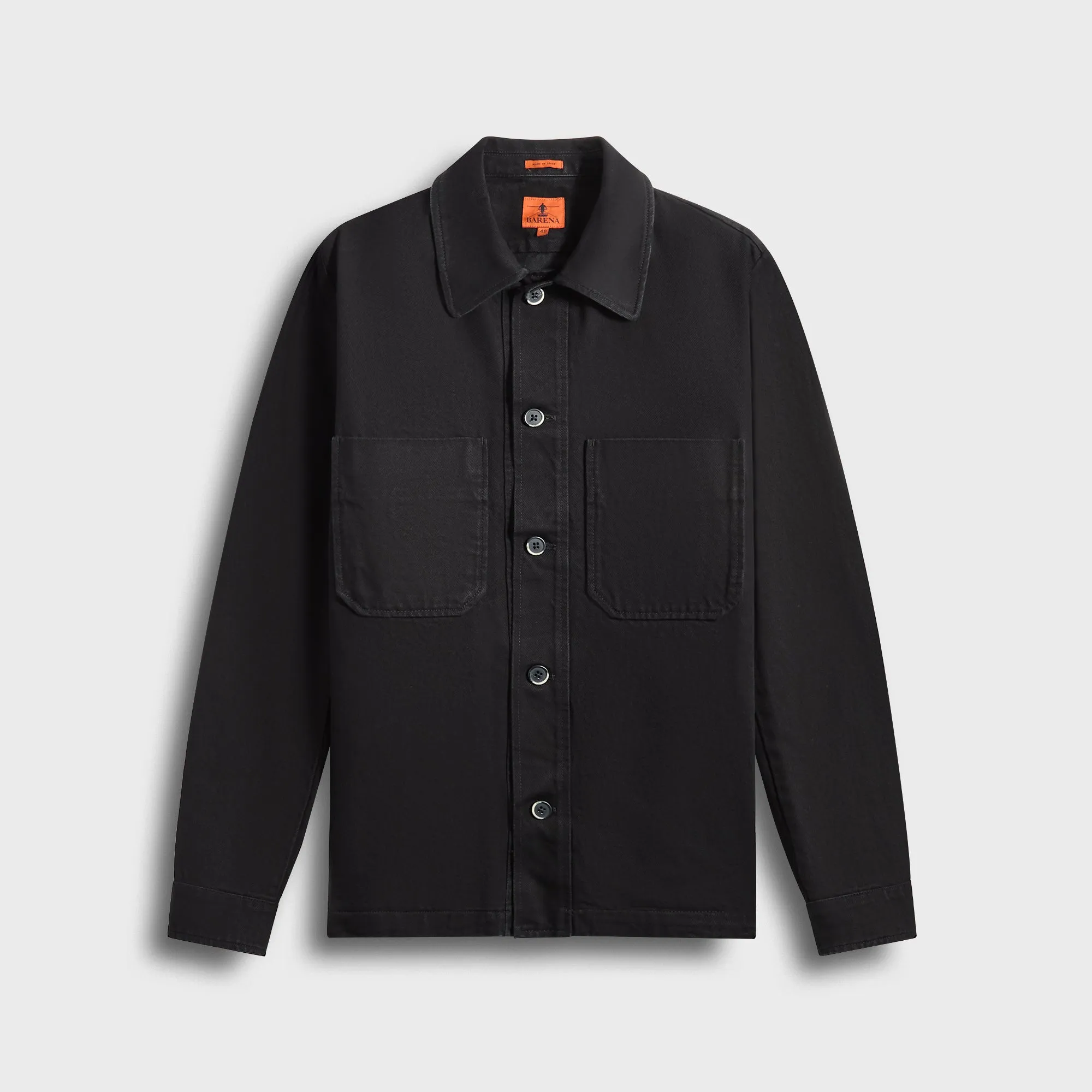 Barena Overshirt Capitan Macado - Nero sold by Kith