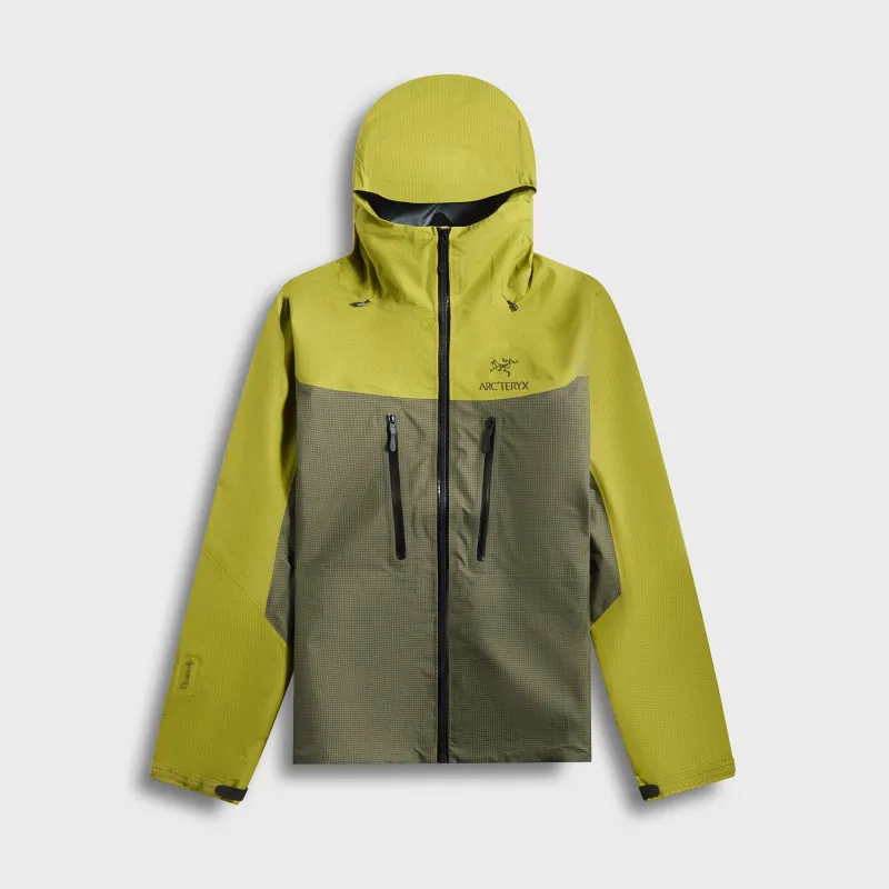 Arc'teryx Alpha Jacket - Olive Moss / Tatsu sold by Kith