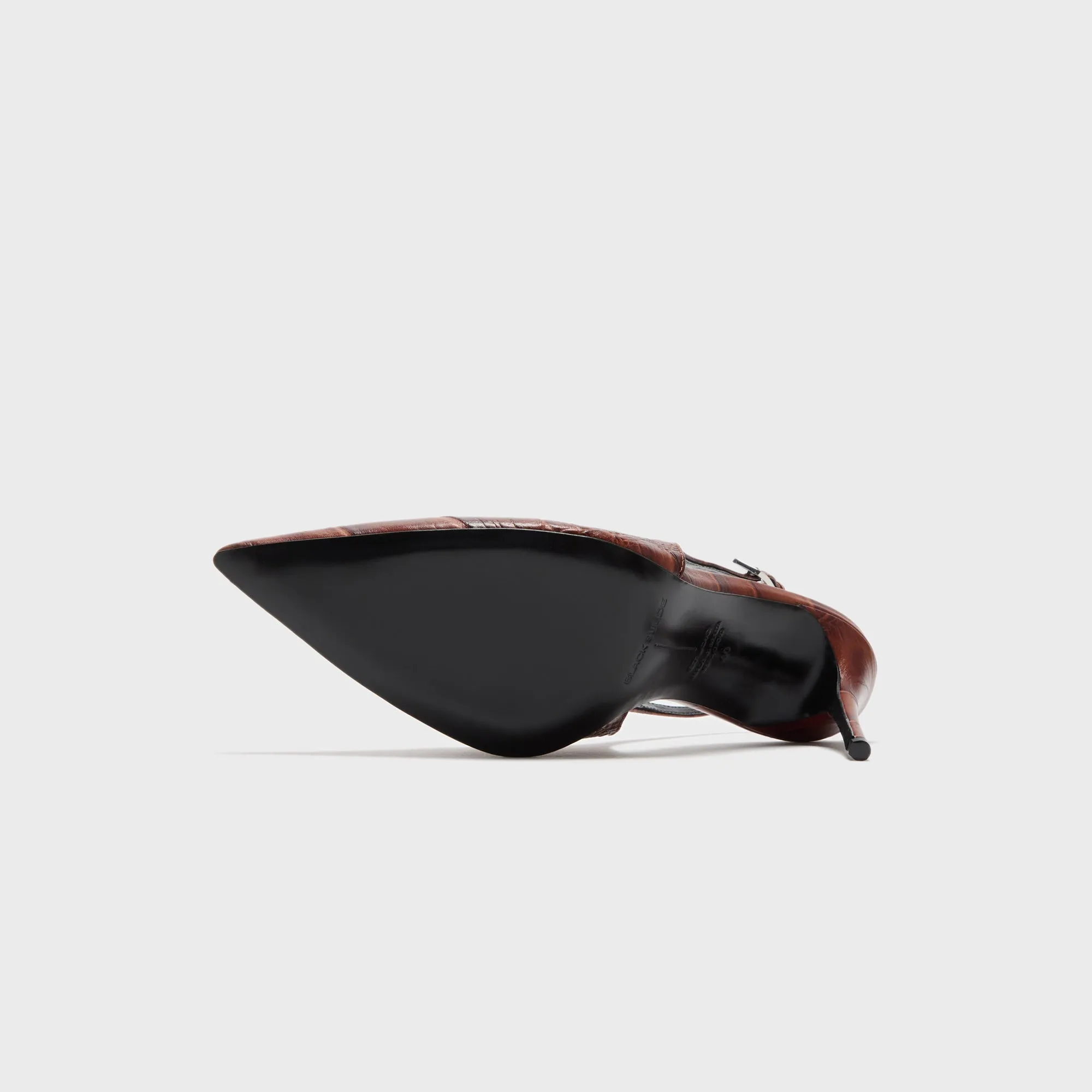 Black Suede Studio Branca 100 Croc Leather - Cappucino sold by Kith product image thumbnail 5