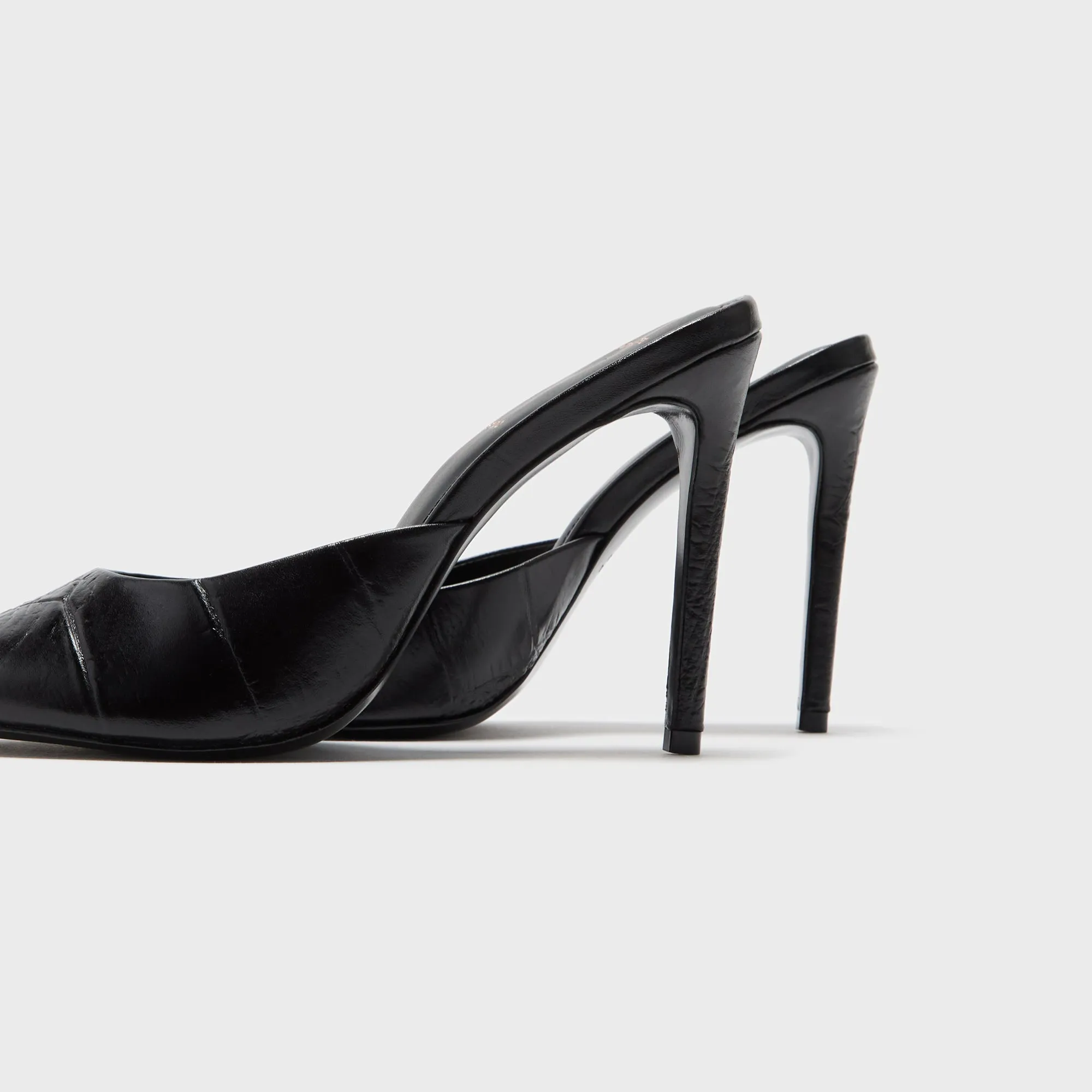 Black Suede Studio Alessia - Black Croc Leather sold by Kith product image thumbnail 3