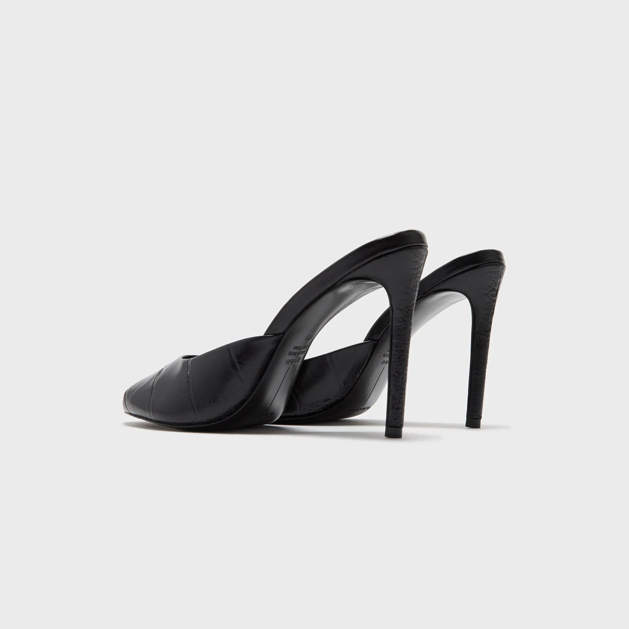 Black Suede Studio Alessia - Black Croc Leather sold by Kith product image thumbnail 4