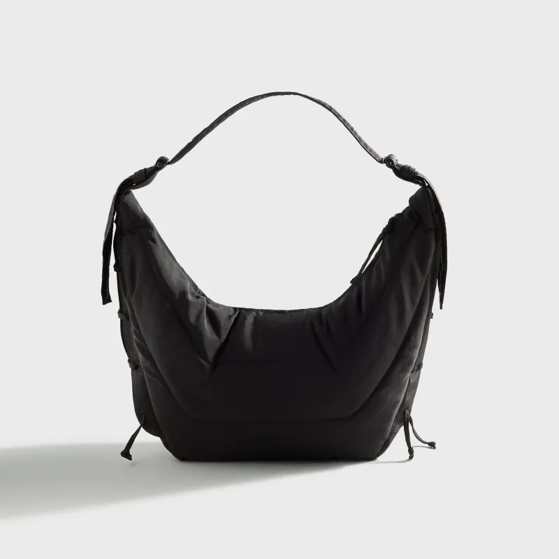 Lemaire Large Soft Game Bag - Dark Chocolate sold by Kith