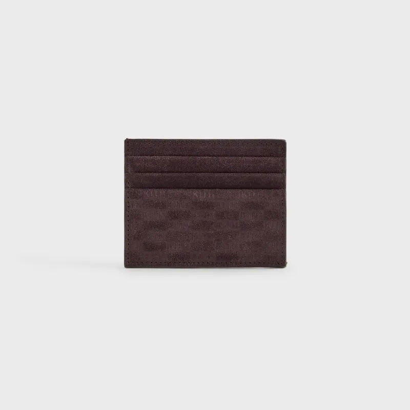 Kith Monogram Suede Card Holder - Incognito sold by Kith