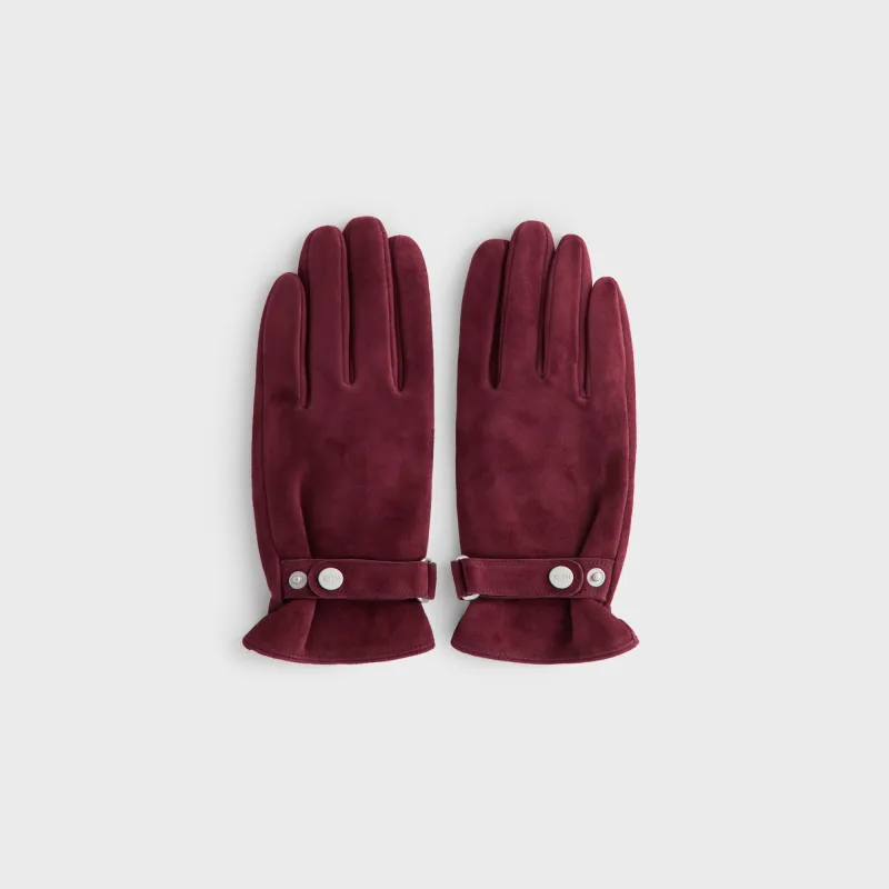Kith Manhattan Suede Gloves - Magma sold by Kith