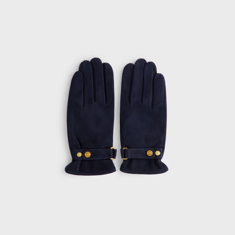 Kith Manhattan Suede Gloves - Ink sold by Kith
