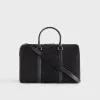 Kith Monogram Suede Traveler K40 Bag - Black sold by Kith