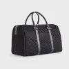 Kith Monogram Suede Traveler K40 Bag - Black sold by Kith