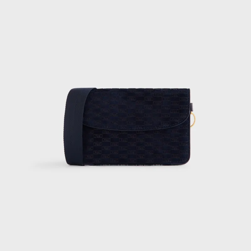 バッグ KithDoublePouchCrossbodyin Monogram Buy Kith Monogram Double Pouch Crossbody Bag 'Chronicle