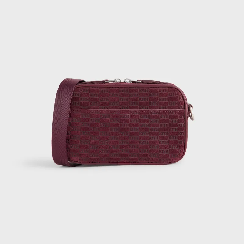 Kith Monogram Suede Crosswalk K20 Bag - Magma sold by Kith