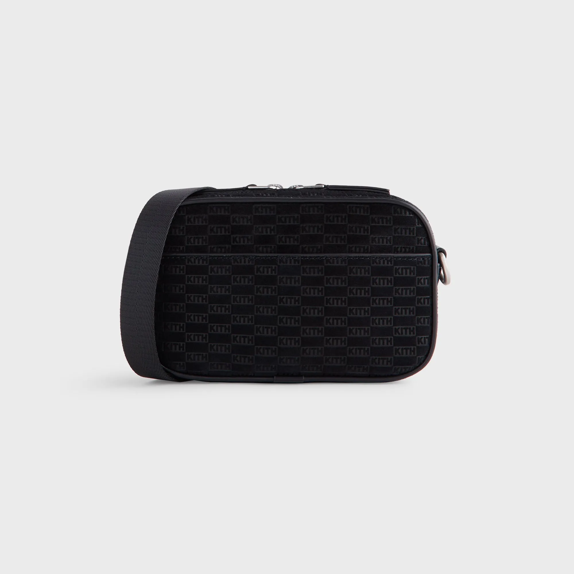 Kith Monogram Suede Crosswalk K20 Bag - Black sold by Kith