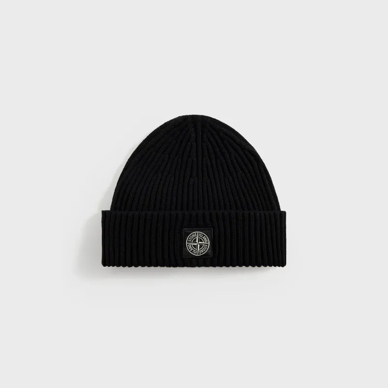 Stone Island Beanie - Black sold by Kith
