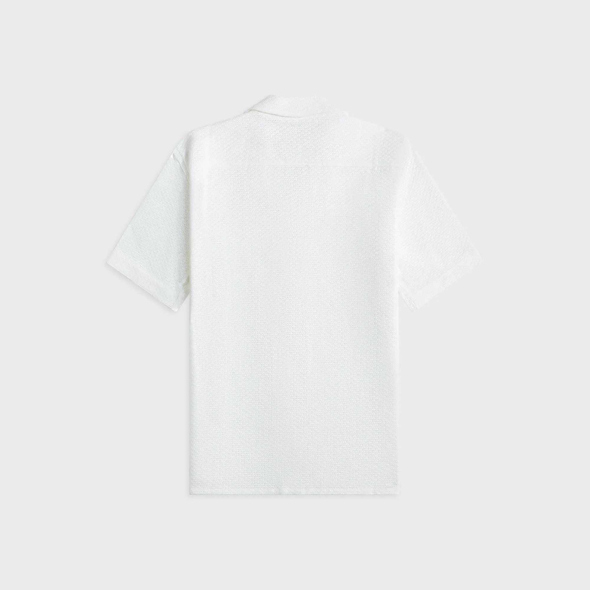Orlebar Brown Maitan Open Weave Shirt - Cloud sold by Kith product image thumbnail 2