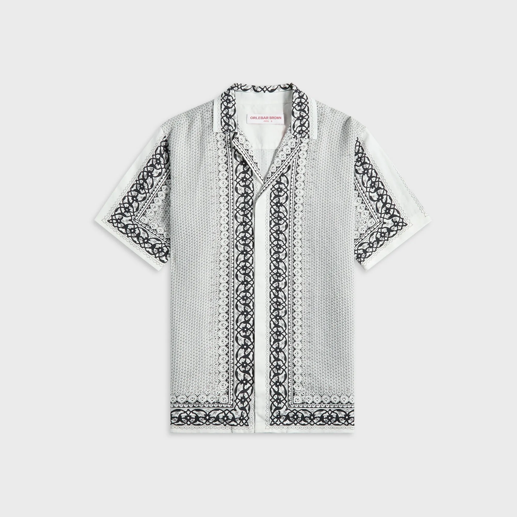 Orlebar Brown Maitan Linen Gild Shirt - White Sand sold by Kith