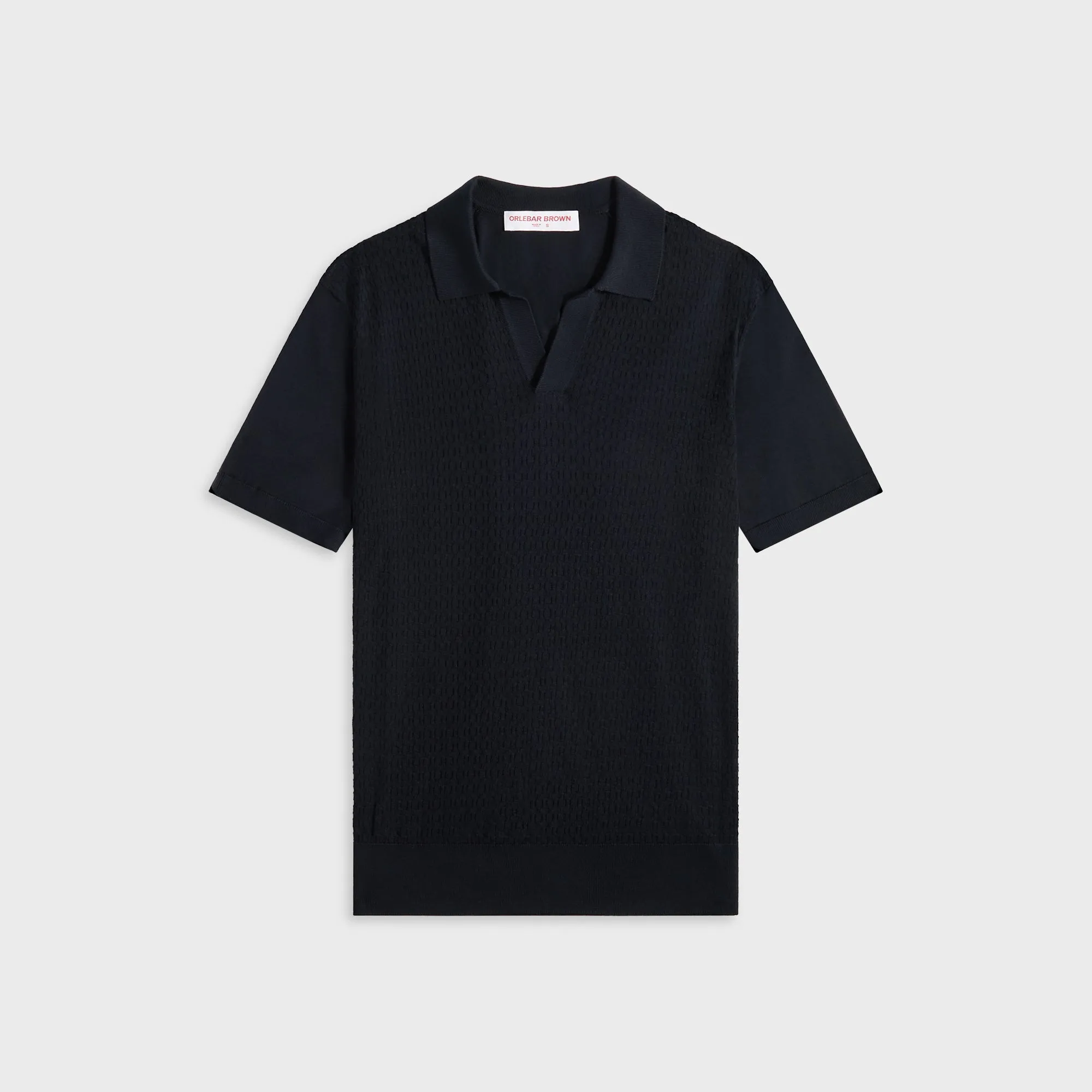 Orlebar Brown Horton Silk Cotton Solstice Shirt - Night Iris sold by Kith