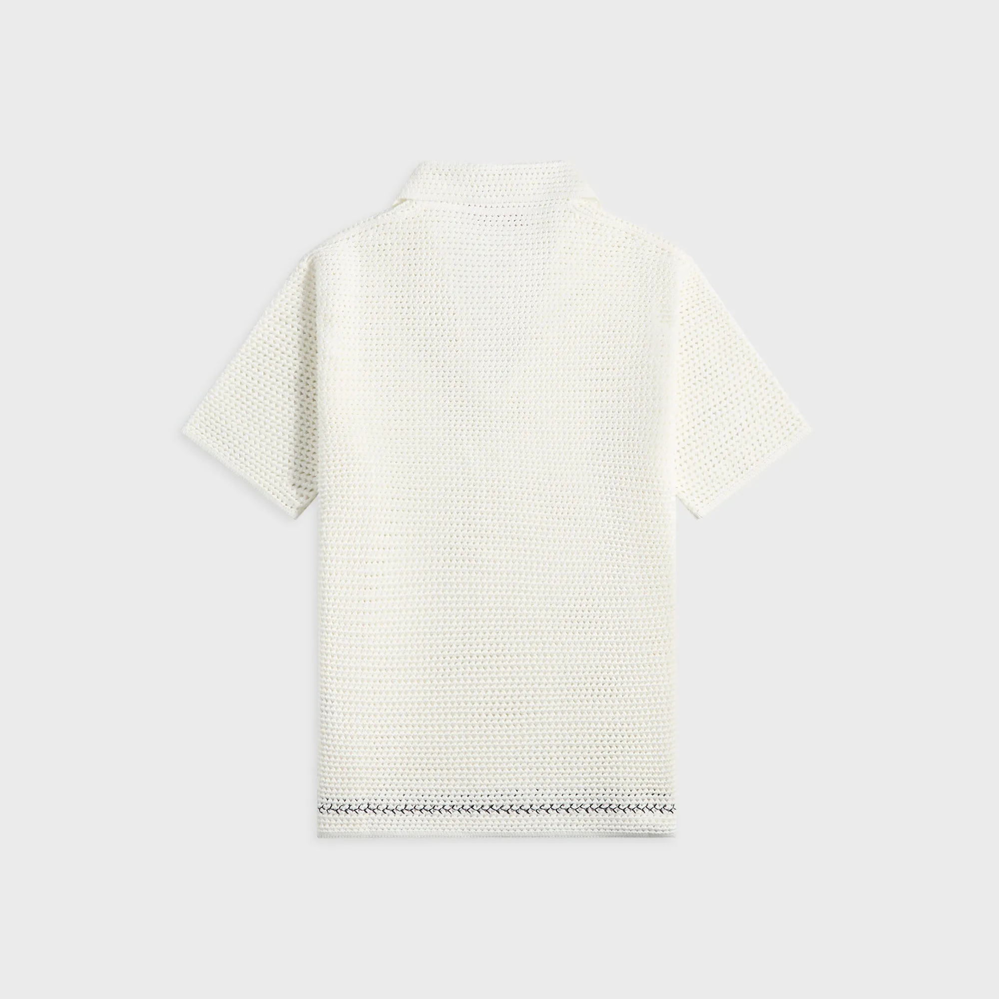 Orlebar Brown Batten Stitch Shirt - Sea Mist / Night Iris sold by Kith product image thumbnail 5