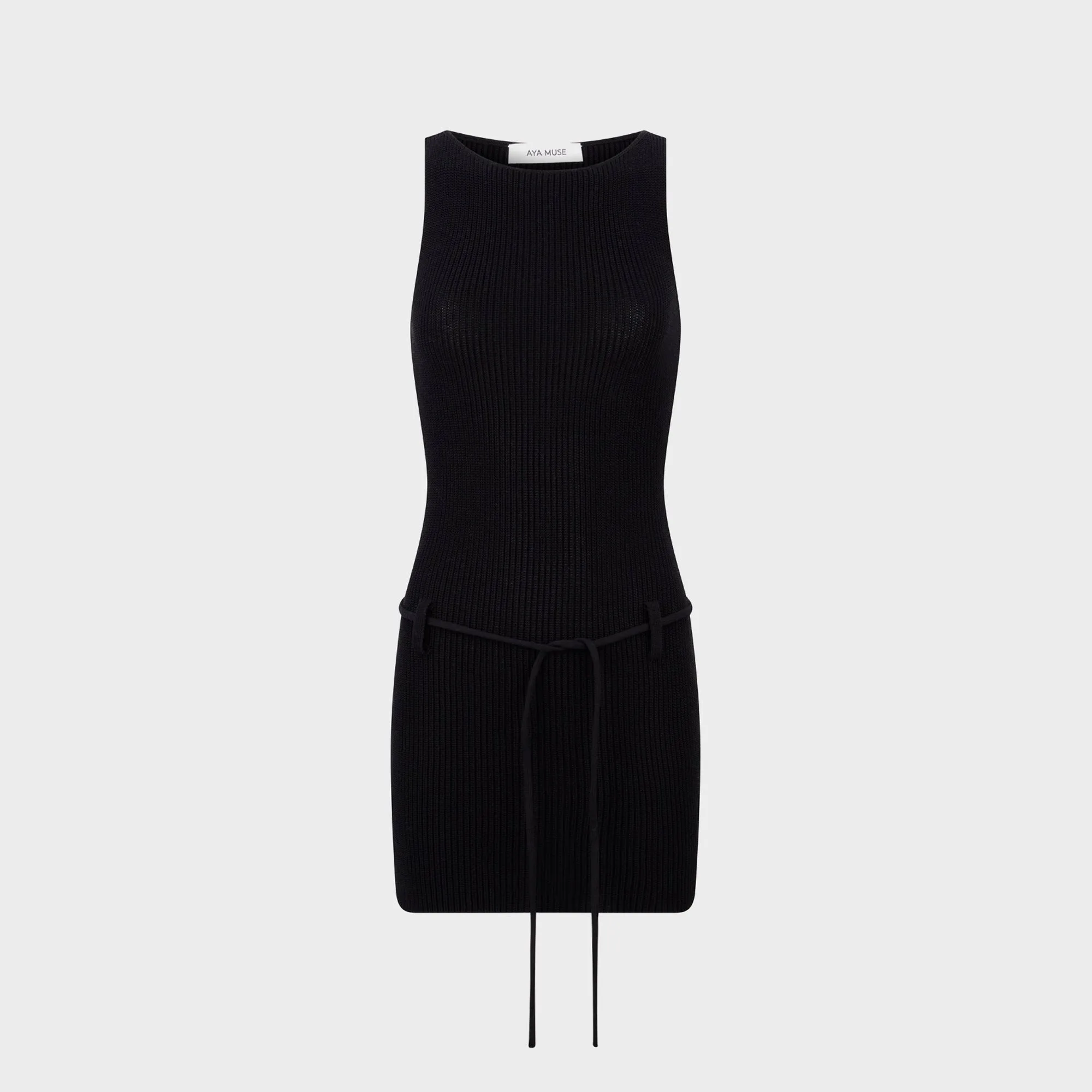 Aya Muse Zeal Mini Dress - Black sold by Kith
