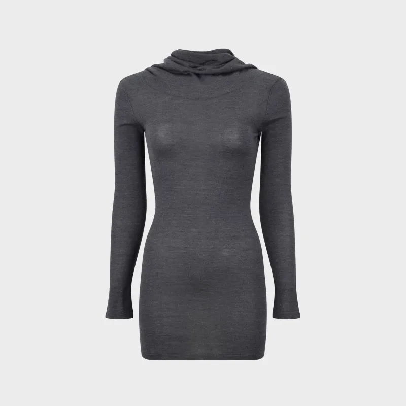 Aya Muse Rayne Dress - Charcoal sold by Kith