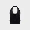 Aya Muse Knit Halter Top - Black sold by Kith