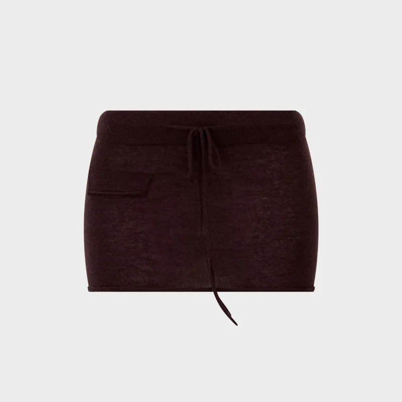 Aya Muse Blaine Skirt - Cocoa sold by Kith