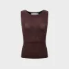 Aya Muse Blaine Top - Cocoa sold by Kith