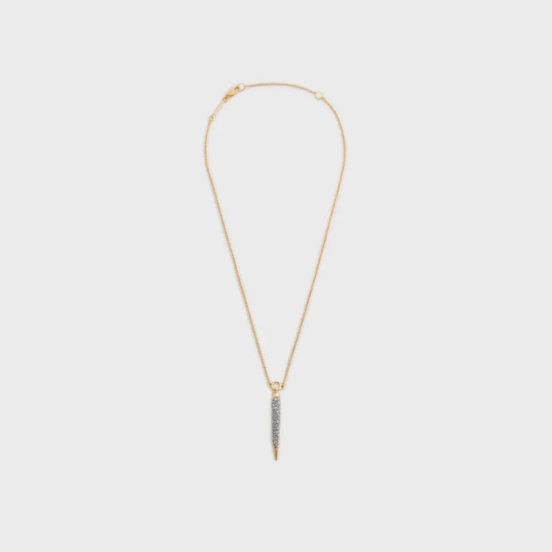 Alexis Bittar Solanales Gold Crystal Spear Necklace - Gold sold by Kith