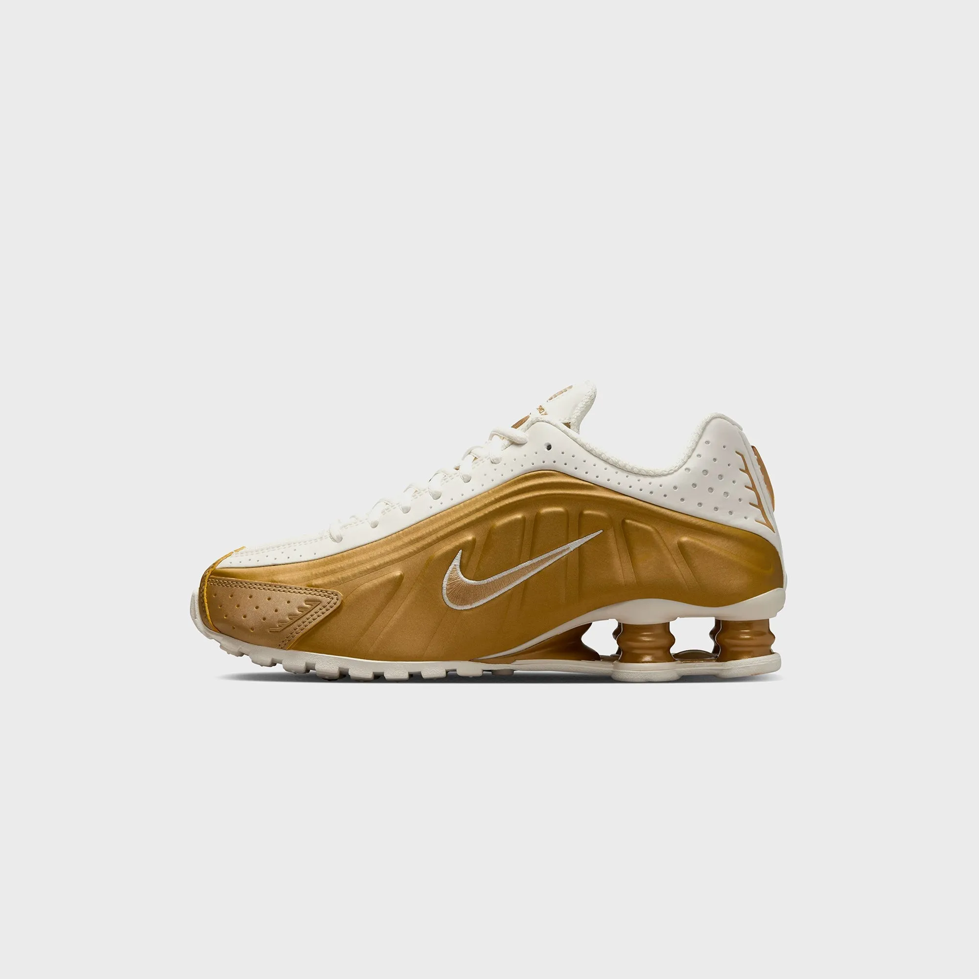 Nike Shox R4 - Soft Pearl / Metallic Gold sold by Kith product image thumbnail 5