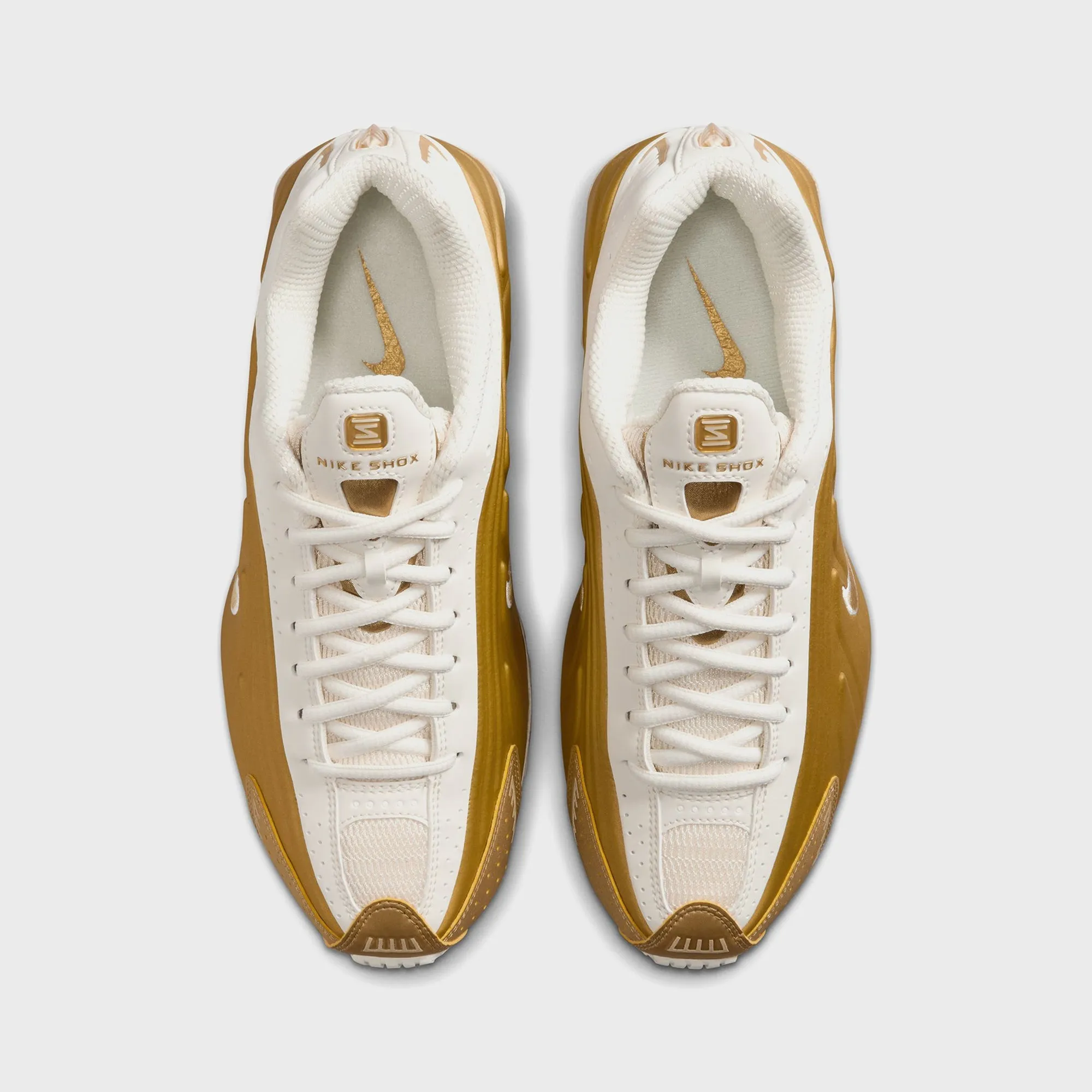 Nike Shox R4 - Soft Pearl / Metallic Gold sold by Kith product image thumbnail 4