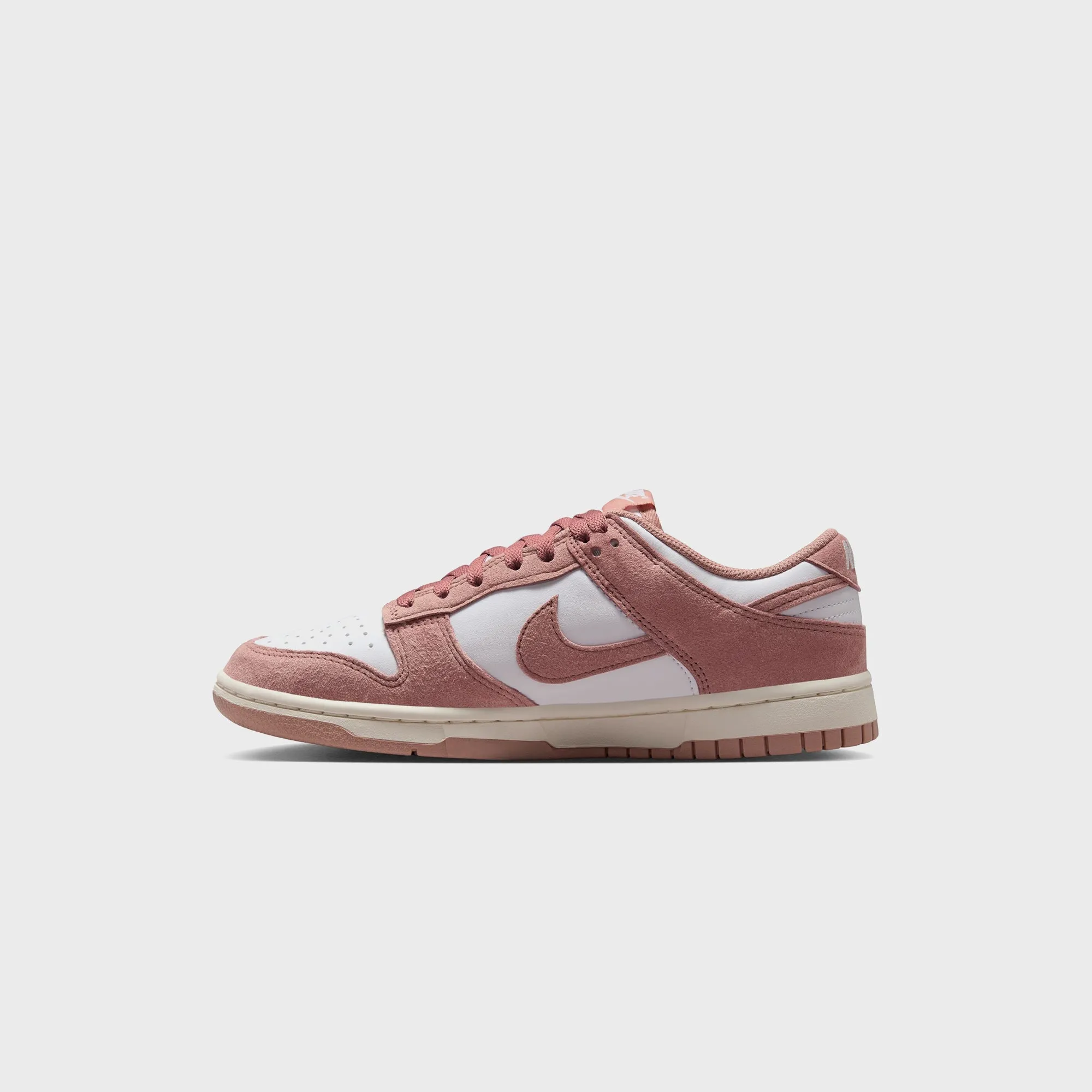 Nike WMNS Dunk Low - White / Particle Pink / Sail / Metallic Silver sold by Kith product image thumbnail 5