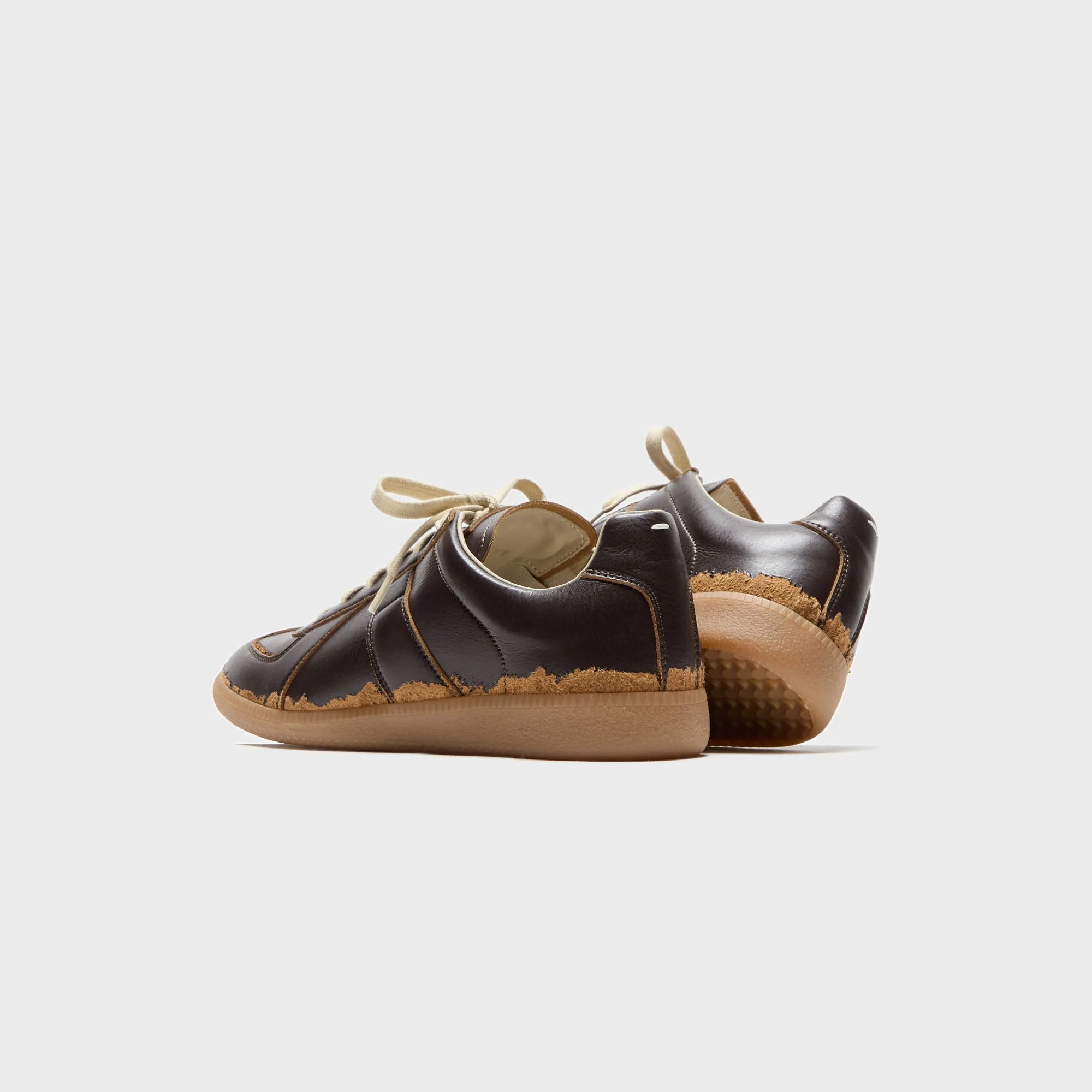 Maison Margiela Replica Sneaker - Dark Brown / Camel sold by Kith product image thumbnail 4