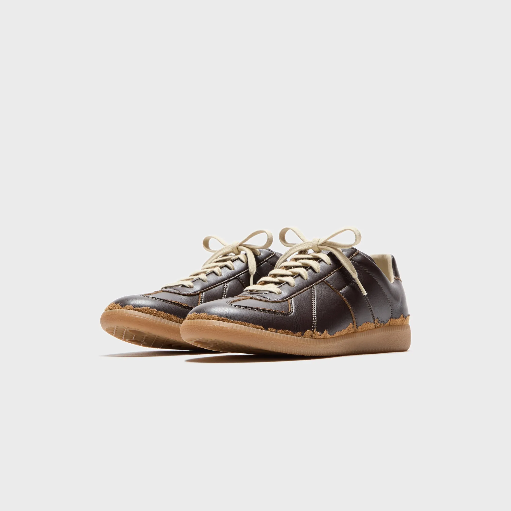 Maison Margiela Replica Sneaker - Dark Brown / Camel sold by Kith product image thumbnail 2