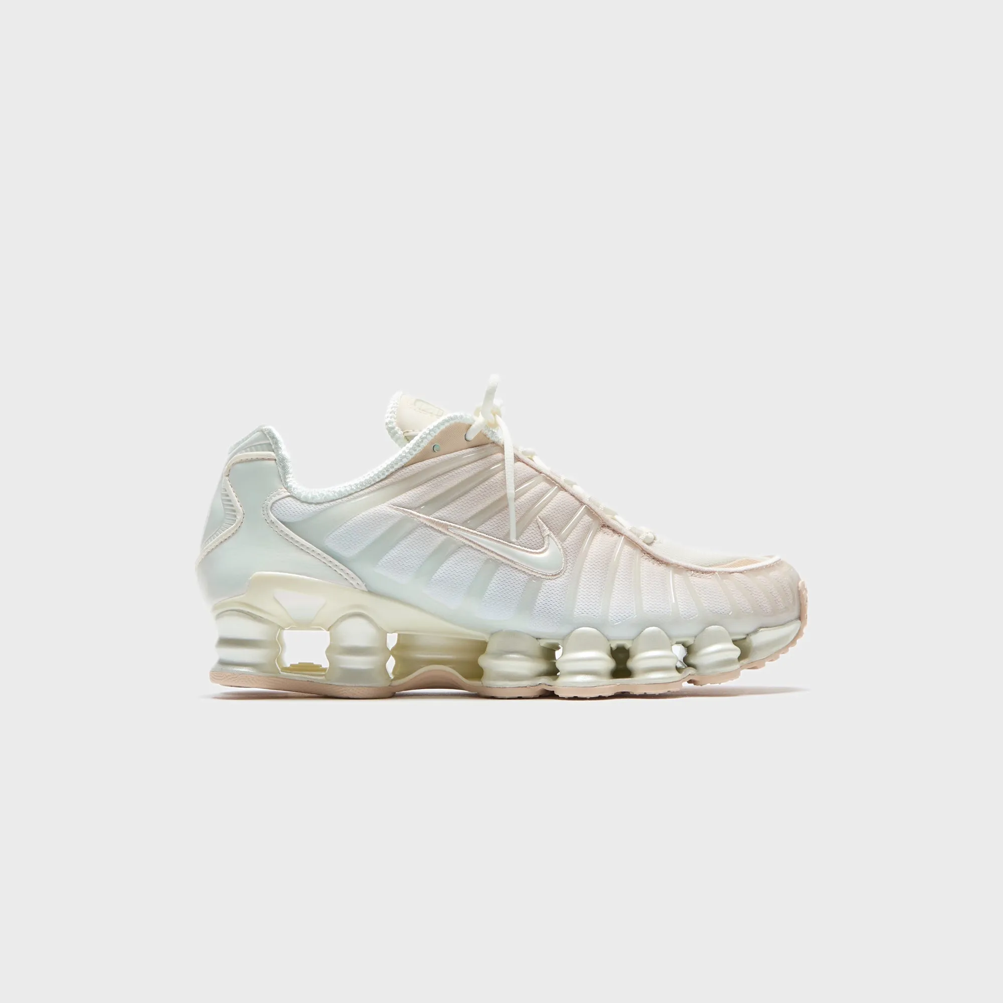 Nike WMNS Shox TL- Pearl White / Soft Pearl / Particle Pink sold by Kith