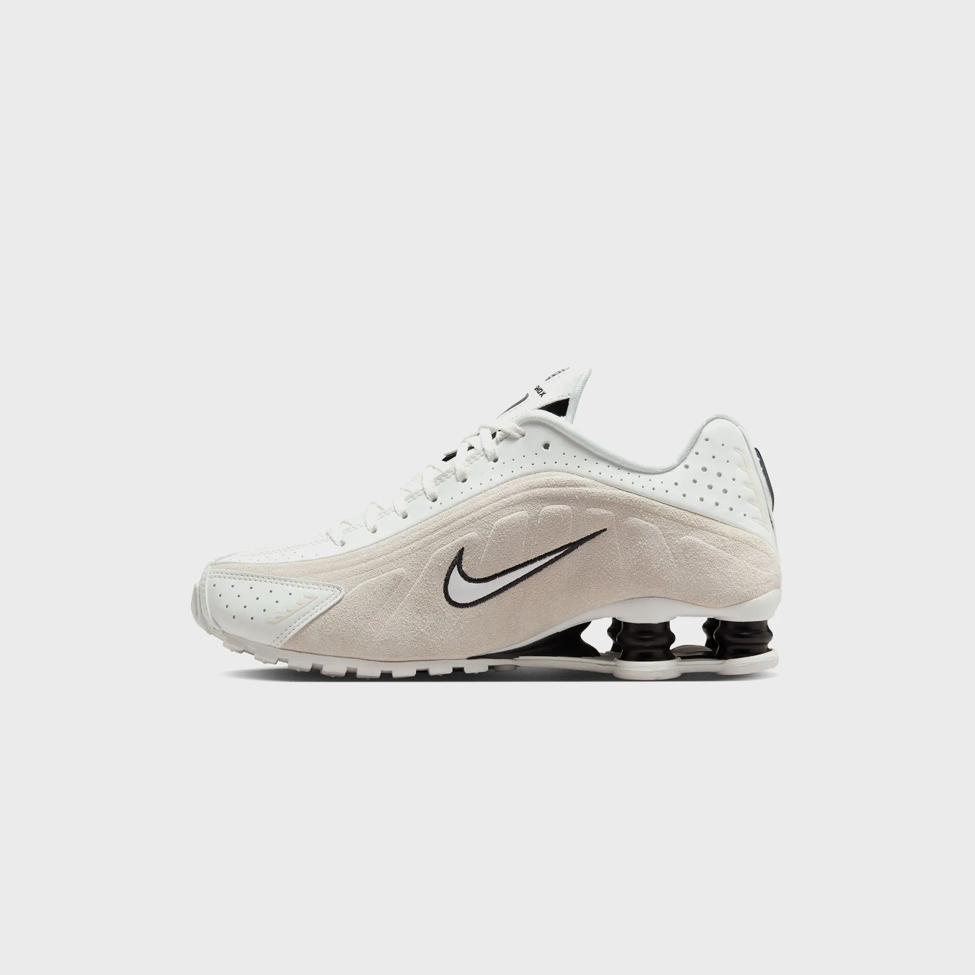 Nike WMNS Shox R4 - Summit White / Black / Light Orewood Brown sold by Kith product image thumbnail 3