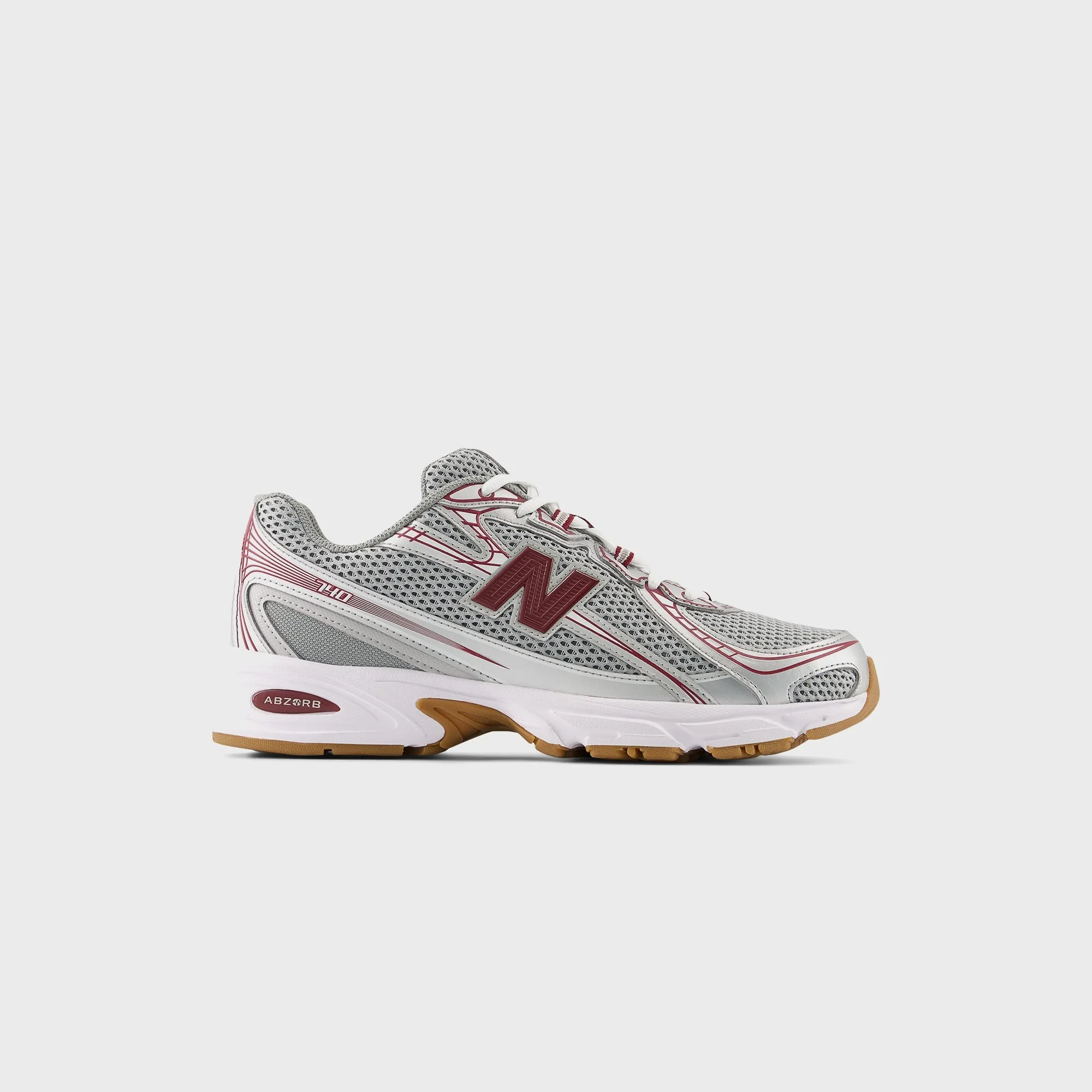 New Balance 740 - Monarch Burgundy / Slate Grey / Raincloud sold by Kith