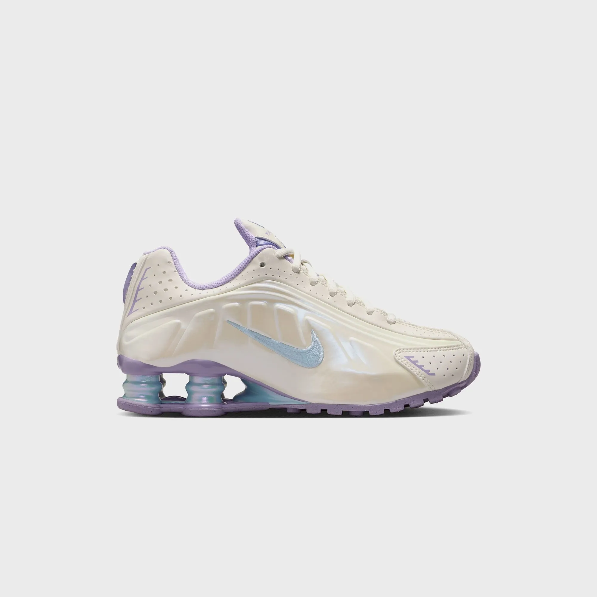 Nike GS Shox R4 - Soft Pearl / Celestine Blue / Hydrangeas sold by Kith