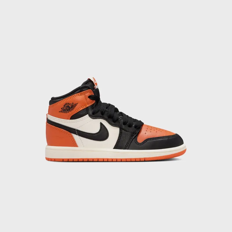 Jordan PS Air Jordan 1 High OG - Black / Sail / Starfish sold by Kith