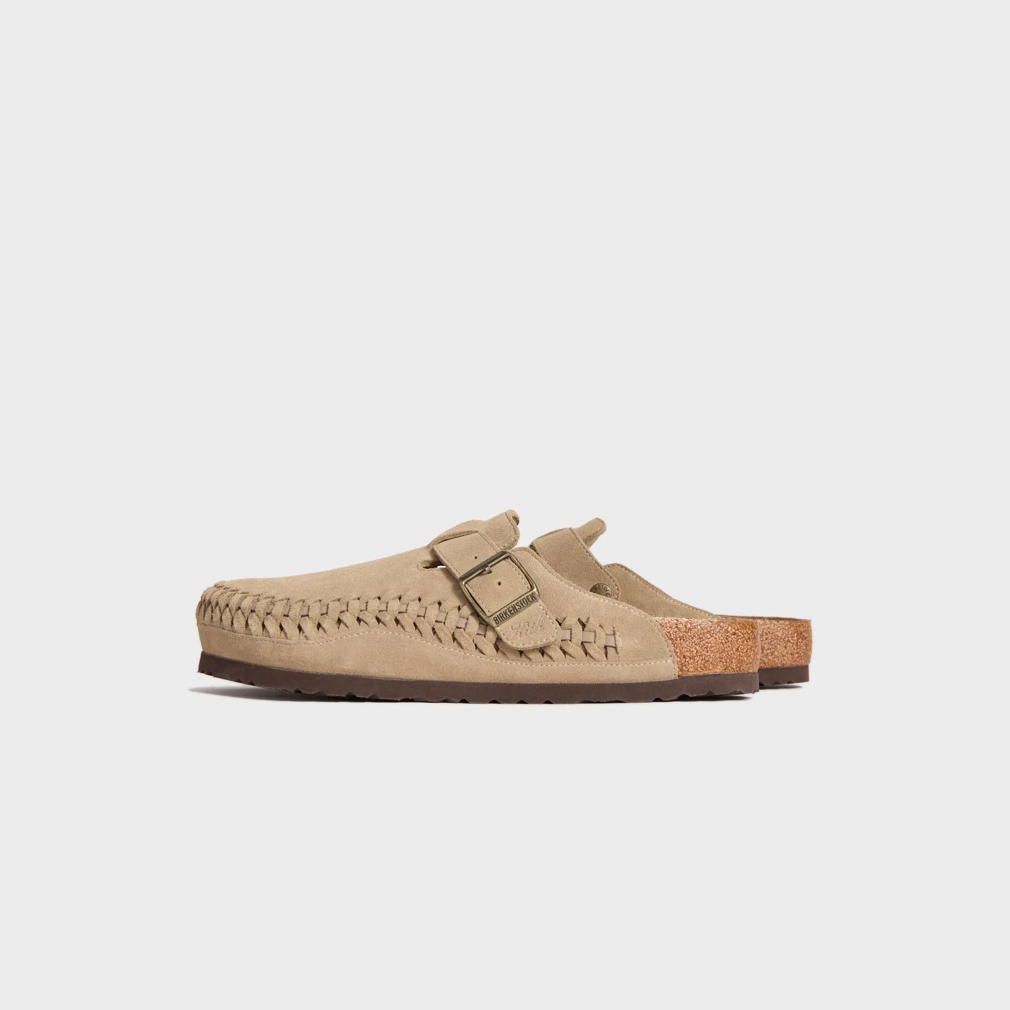 Kith for Birkenstock Suede Boston Braided - Taupe sold by Kith product image thumbnail 3