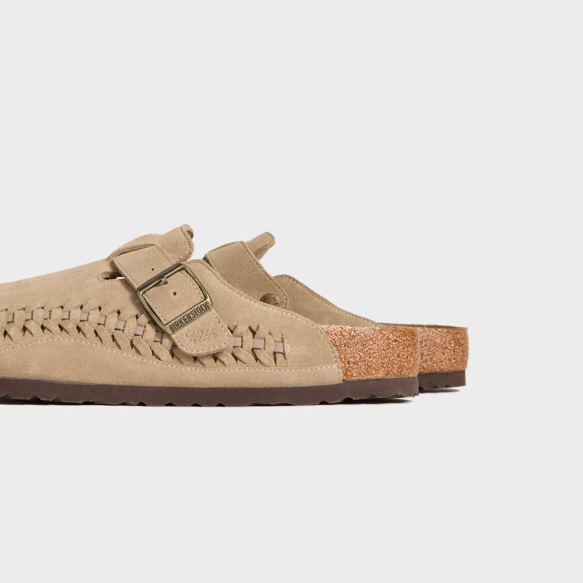 Kith for Birkenstock Suede Boston Braided - Taupe sold by Kith product image thumbnail 4