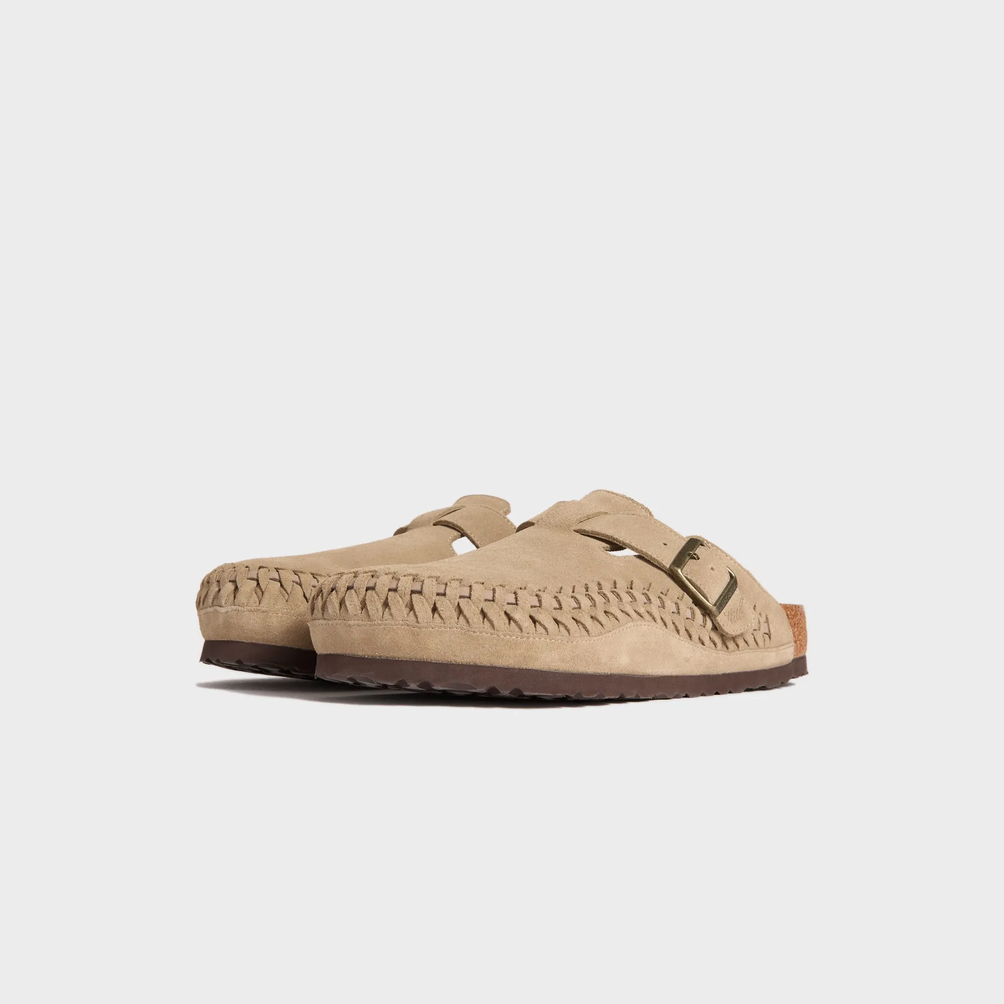Kith for Birkenstock Suede Boston Braided - Taupe sold by Kith product image thumbnail 2
