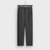 &Kin Tropical Wool Callum Trouser - Carbon sold by Kith