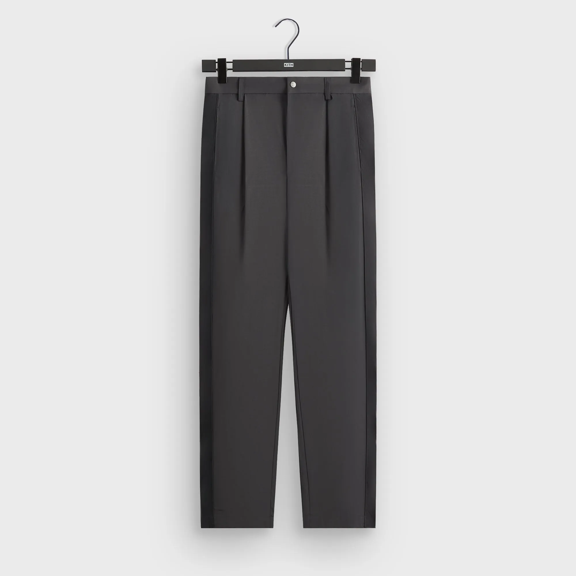 &Kin Tropical Wool Callum Trouser - Carbon sold by Kith