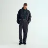 &Kin Tropical Wool Callum Trouser - Carbon sold by Kith