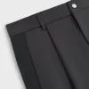&Kin Tropical Wool Callum Trouser - Carbon sold by Kith
