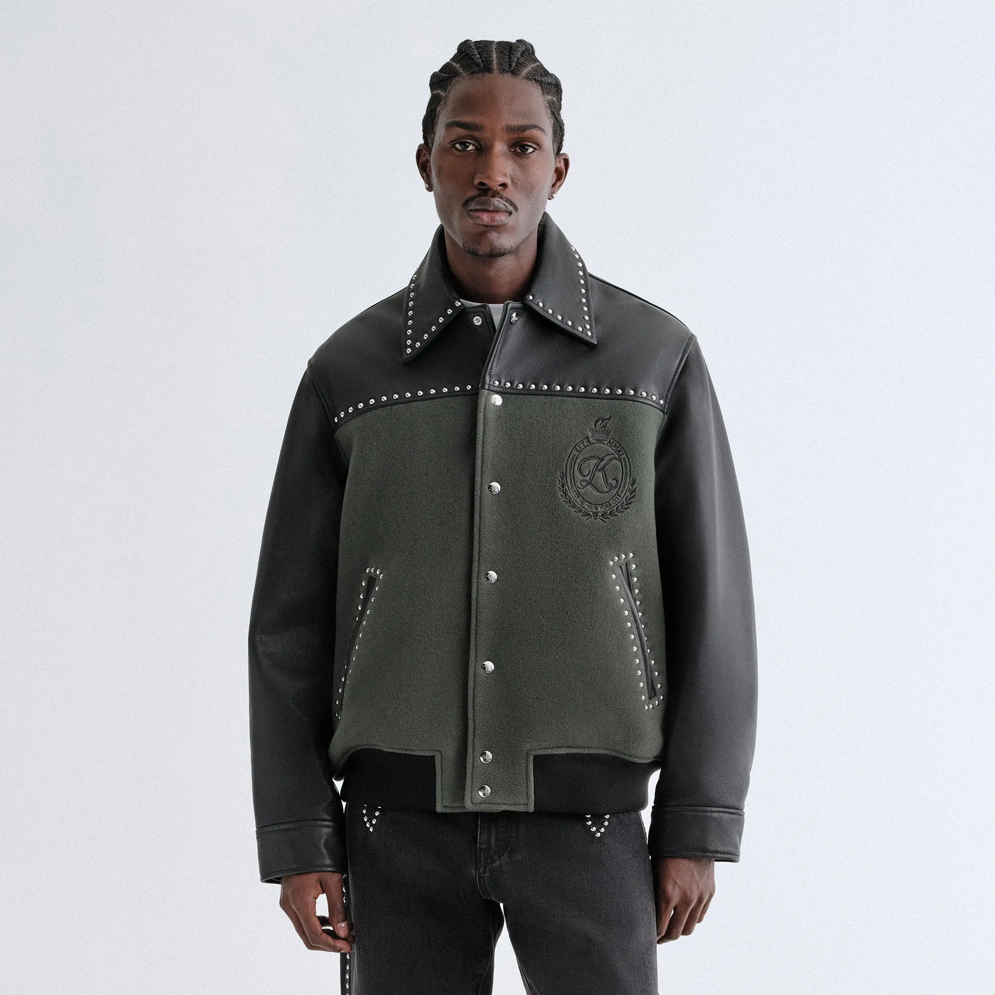 Kith Leather Combo Varsity Jacket - Machine sold by Kith product image thumbnail 4