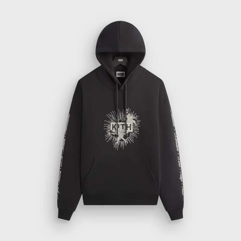 Kith Beaded Angel Nelson Hoodie - Black sold by Kith