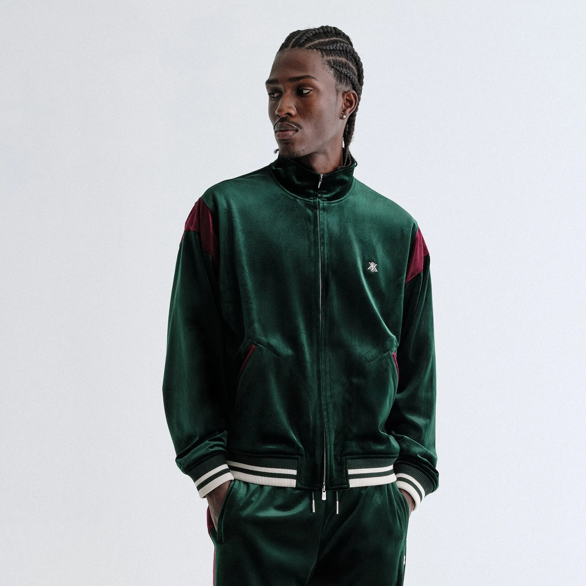 Kith Velvet Rui Track Jacket - Stadium sold by Kith product image thumbnail 2