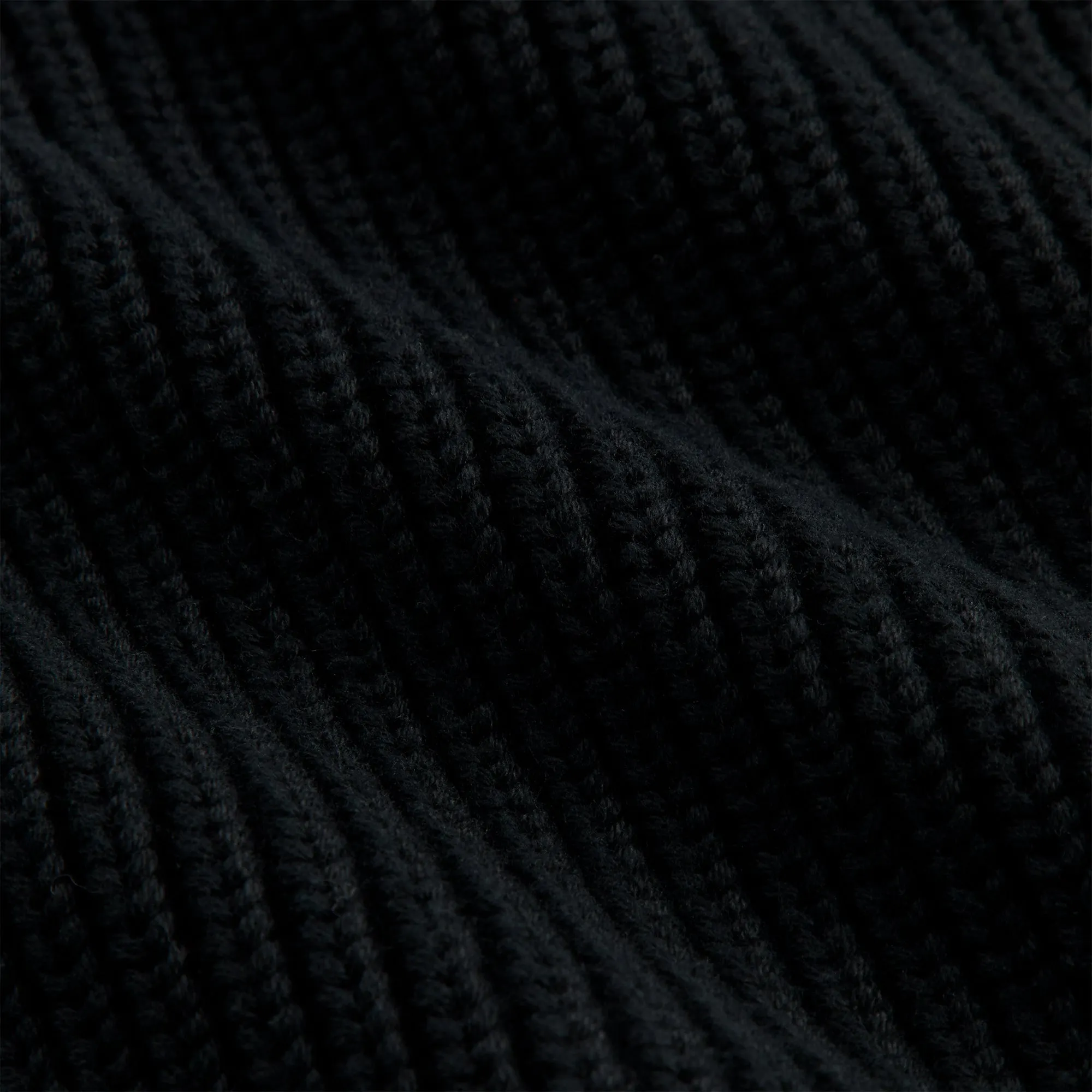 Kith Full Zip Miles Knit Hoodie - Black sold by Kith product image thumbnail 5