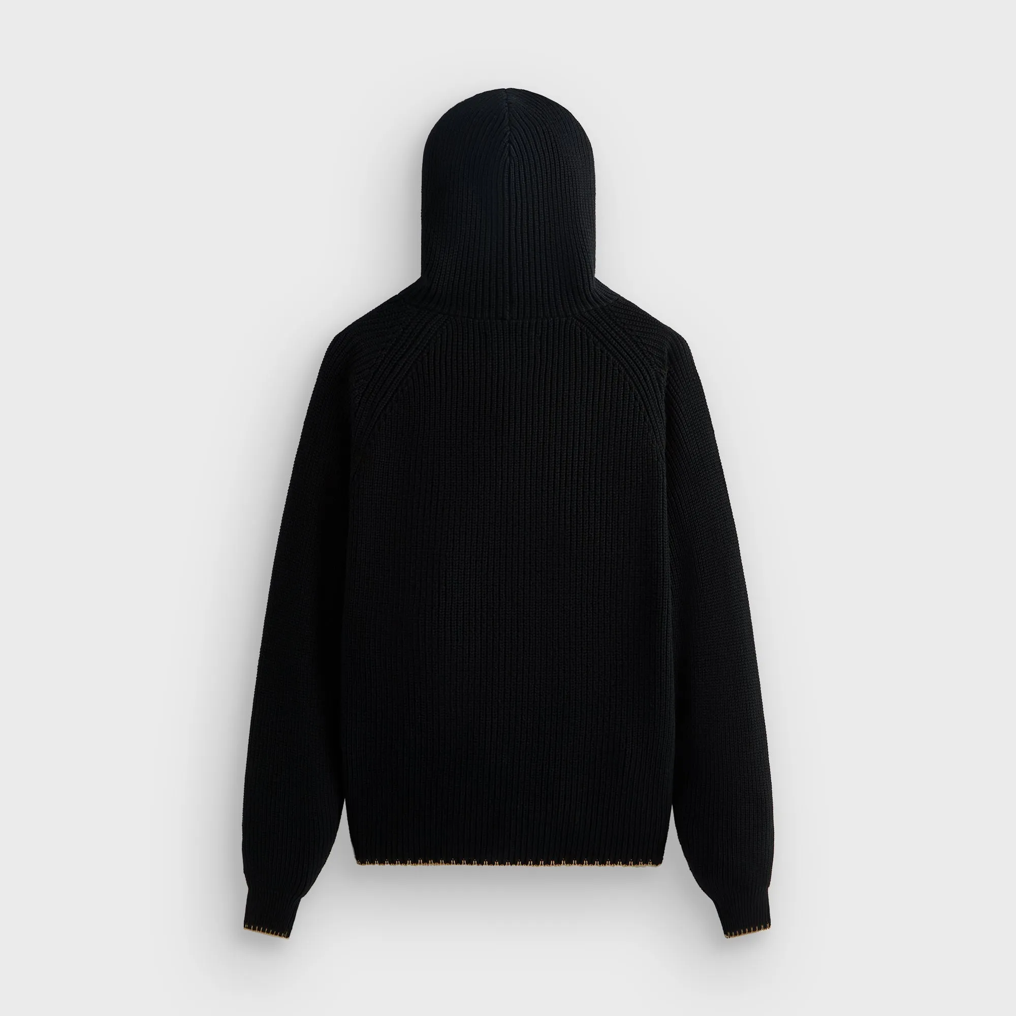 Kith Full Zip Miles Knit Hoodie - Black sold by Kith product image thumbnail 3